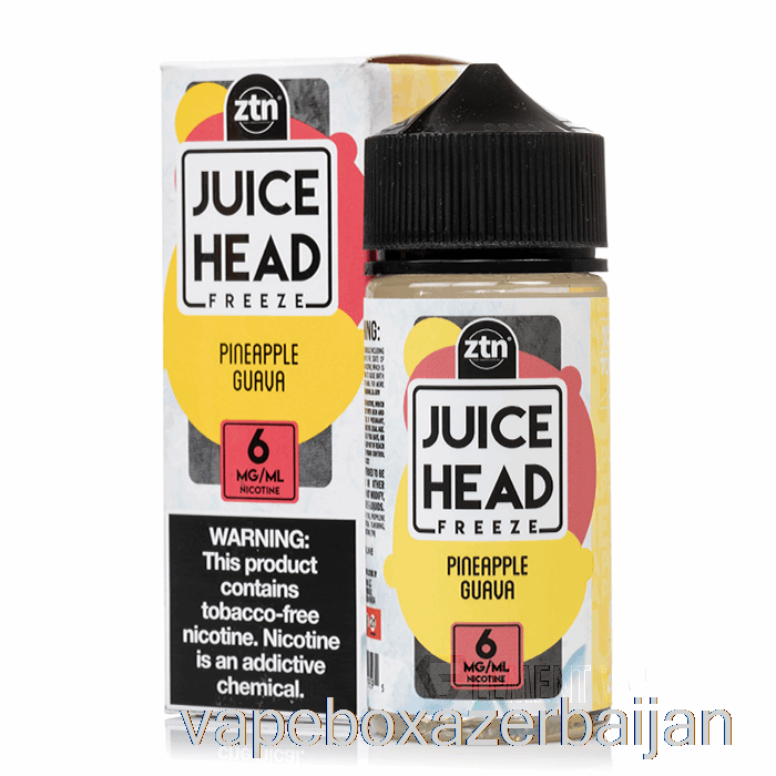 Vape Smoke FREEZE Pineapple Guava - Juice Head - 100mL 0mg